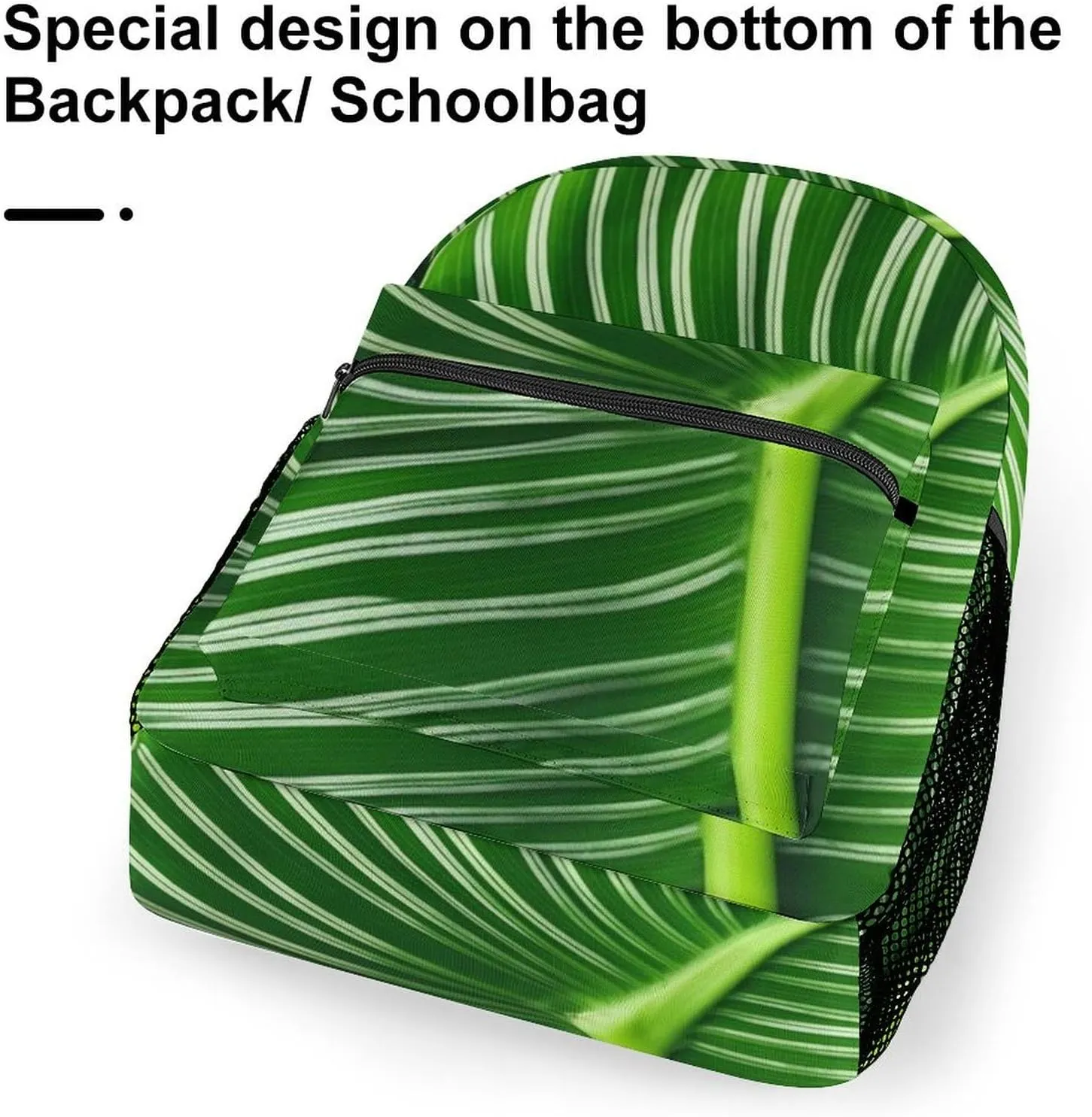 Backpacks Green Tropical Leaf Travel Bag Laptop Backpack Casual Daypack for Weekender Business Hiking