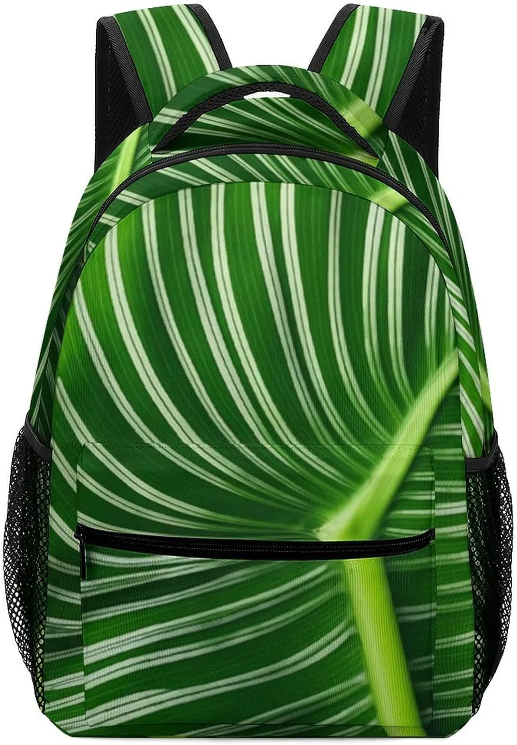 Backpacks Green Tropical Leaf Travel Bag Laptop Backpack Casual Daypack for Weekender Business Hiking
