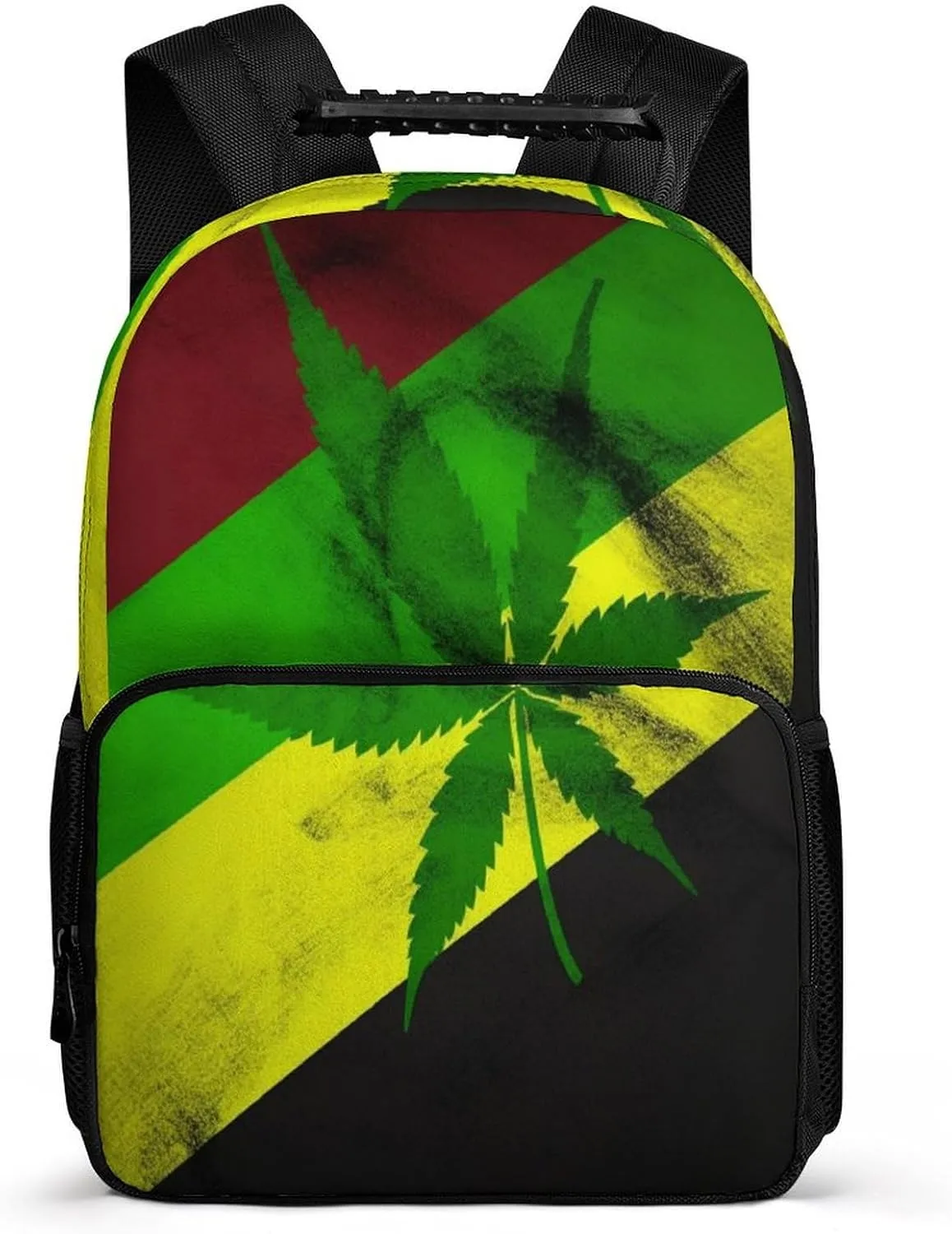 Backpacks Jamaica Flag Leaves Travel Bag Business Work Laptop Backpack