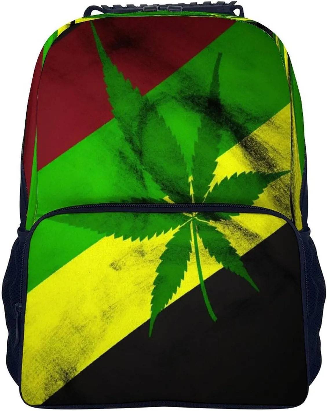 Backpacks Jamaica Flag Leaves Travel Bag Business Work Laptop Backpack