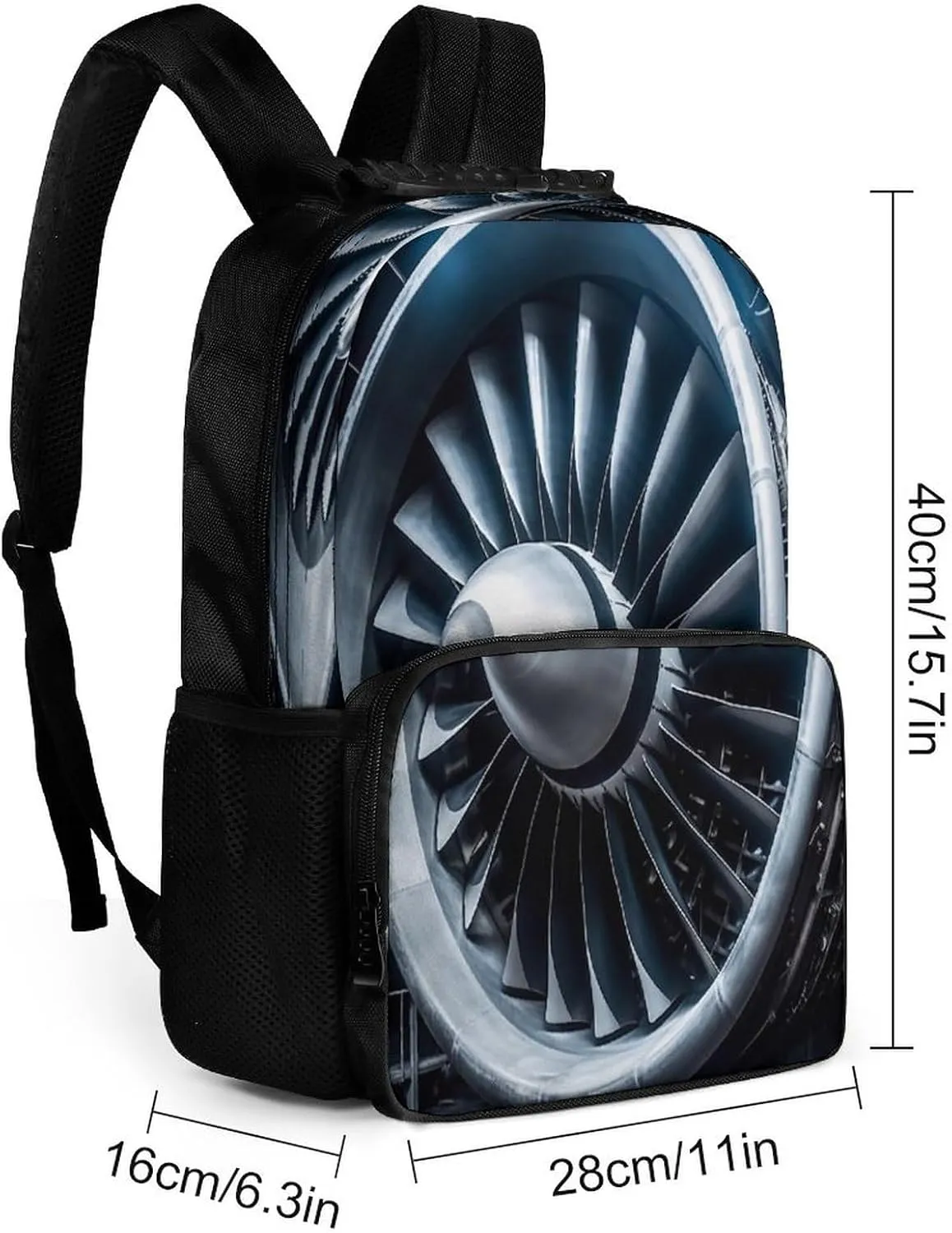 Backpacks Jet Engine Travel Bag Business Work Laptop Backpack