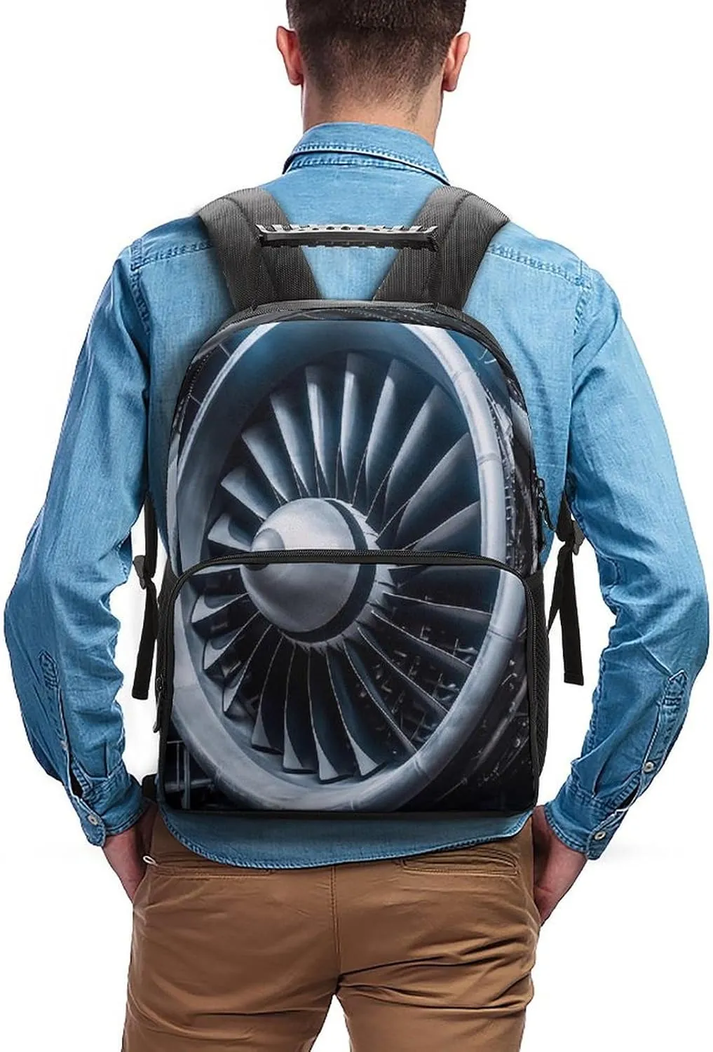 Backpacks Jet Engine Travel Bag Business Work Laptop Backpack