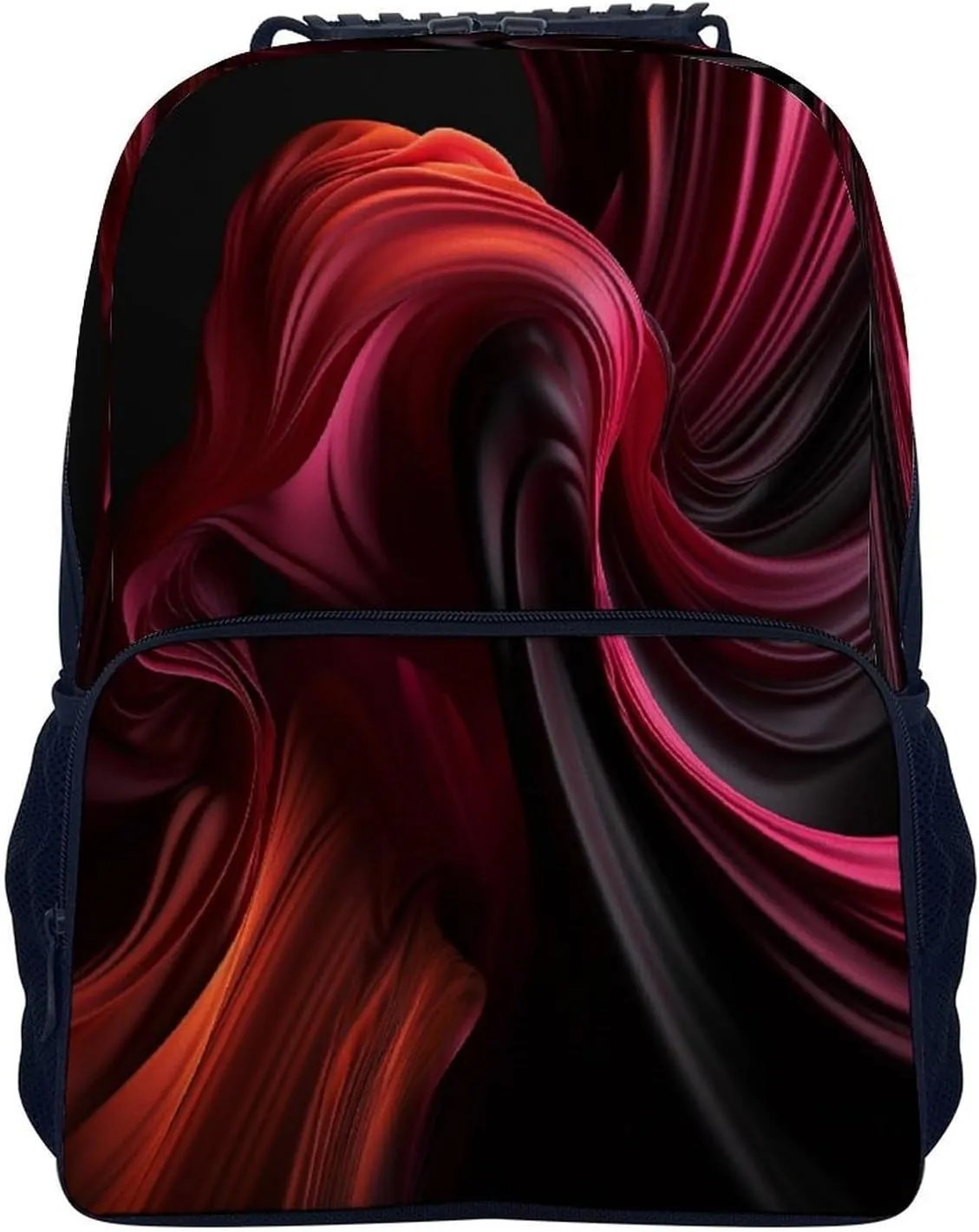 Backpacks Red Pattern Travel Bag Business Work Laptop Backpack