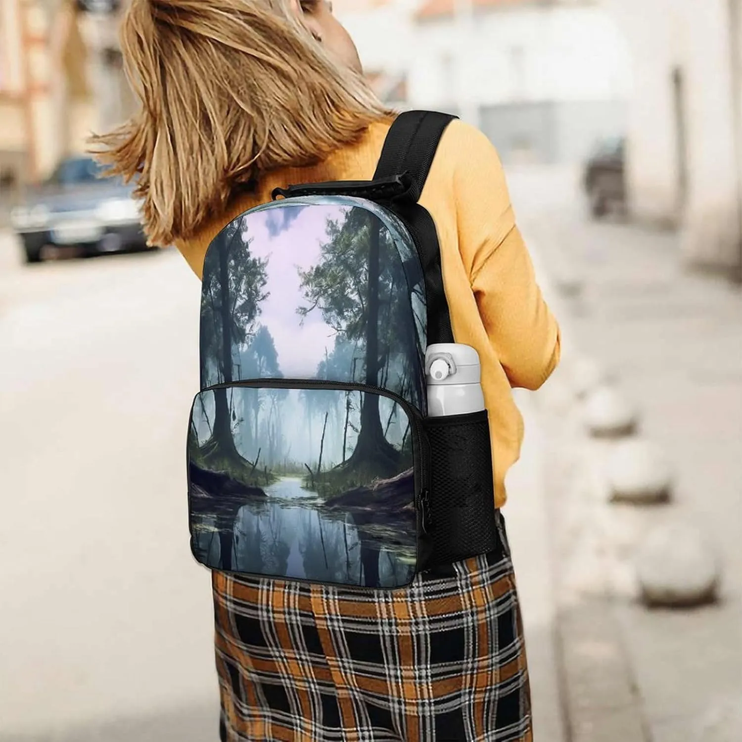 Backpacks Swamp Landscape Travel Bag Business Work Laptop Backpack