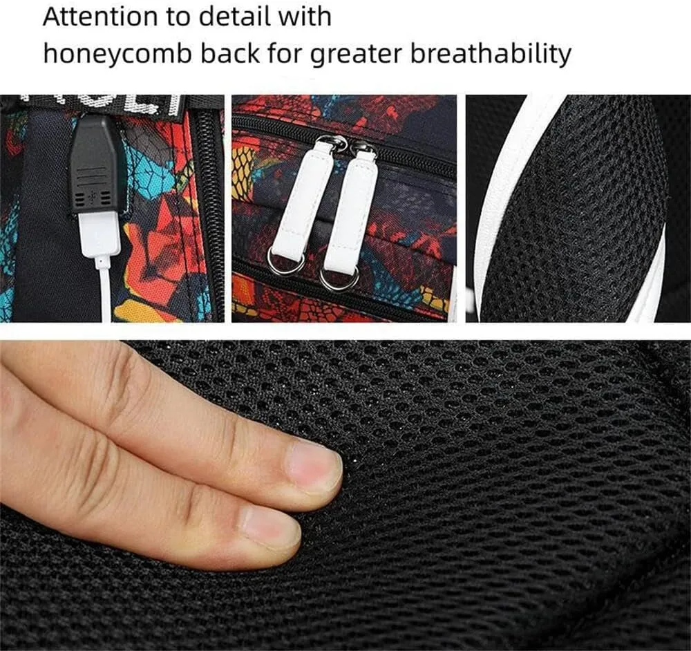Basketball Player 23 Student School Bag, Laptop Backpack, Ultra-Light Travel Bag, For Men And Women (Black2)