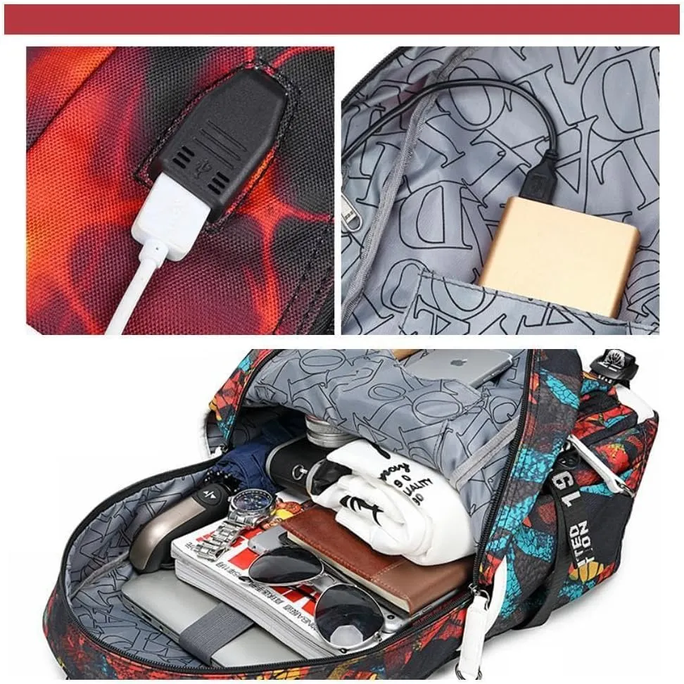 Basketball Player 23 Student School Bag, Laptop Backpack, Ultra-Light Travel Bag, For Men And Women (Black2)