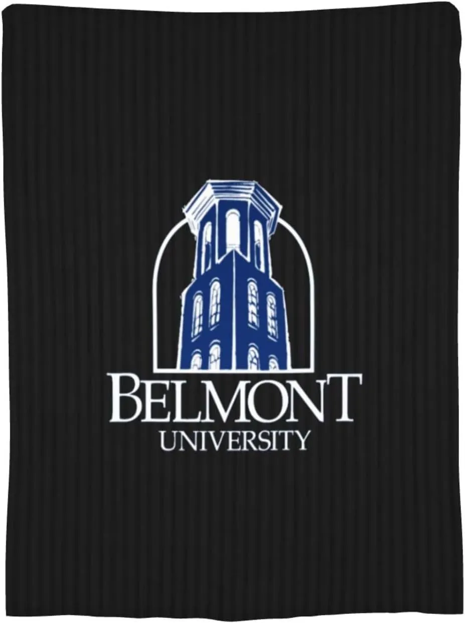Belmont University Ultra-Soft Micro Fleece Blanket Soft Comfortable Flannel Blanket Available for Bed Couch Living Room
