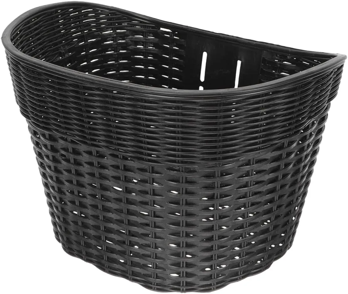 BESTonZON Multi-use Handlebar Basket Heavy Duty Woven Design for Cycling Easy Install Front Basket for Outdoor Activities and Stable Storage