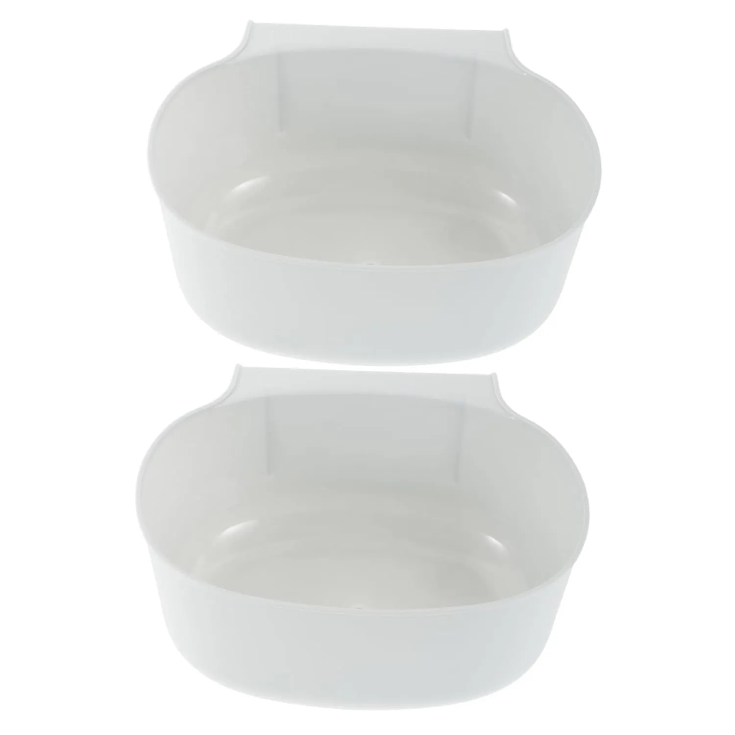 BESTYASH 2Pcs Hanging Kitchen Trash Can Space Saving Wall Mounted Waste Container for Cabinet to Clean Replace Bags for Small Spaces Kitchen Bathroom