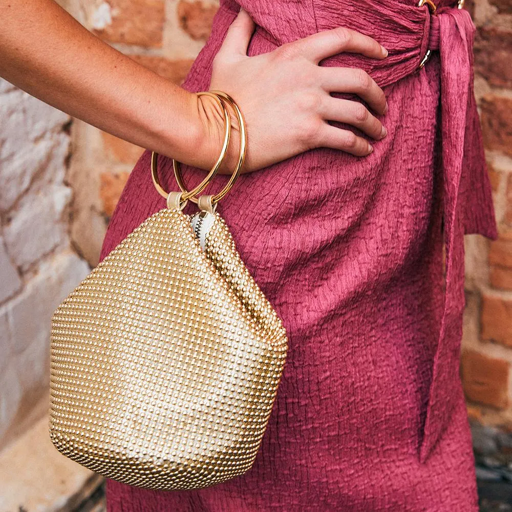 BIANCA Ball Mesh Handle Bag