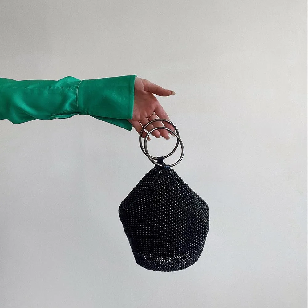 BIANCA Ball Mesh Handle Bag