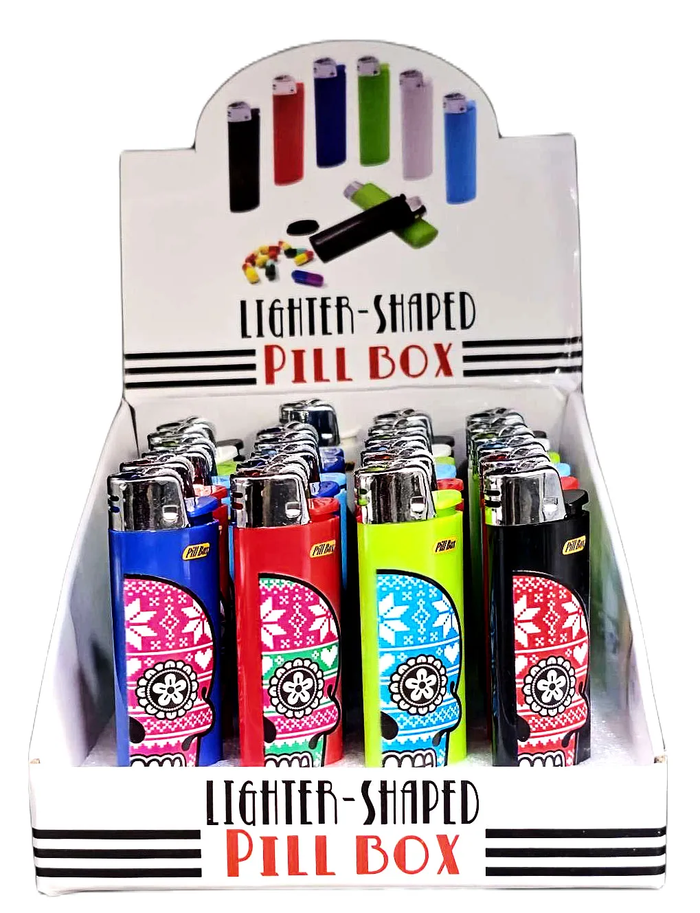 BIC Lighter Shaped Pill Case