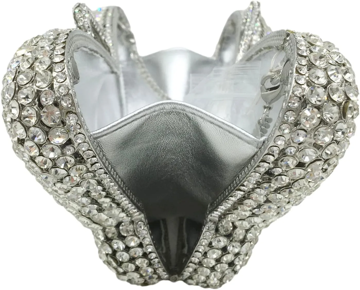 Boutique De FGG Butterfly Crystal Clutch Bags Women Evening Bag Party Rhinestone Handbags Bridal Crystal Clutch Purses,Mini