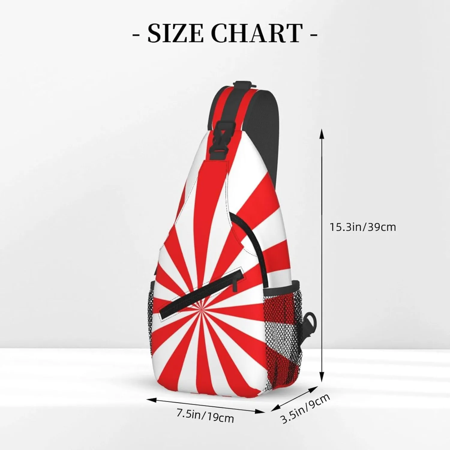 Buffalo Plaid Sling Bag Adjustable Crossbody Bag Casual Chest Bags Travel Shoulder Backpack For Women Men