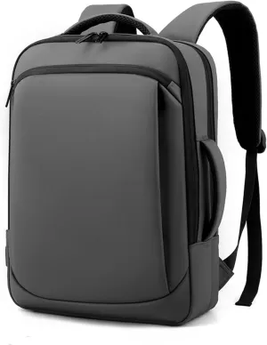 Business Backpack For Men And Women 15.6 Inch,Waterproof Travel Laptop Backpack With Usb Charger Port, Lightweight Work Computer Bag, College Laptop Backpacks,Gray
