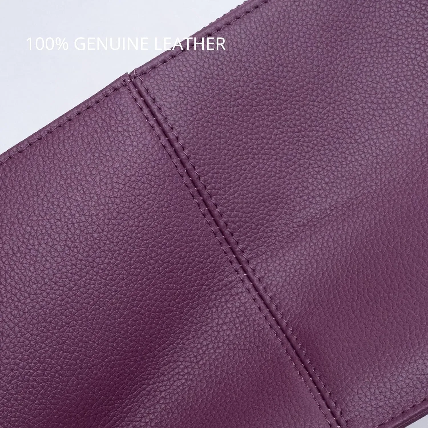Bveyzi Genuine Leather Wristlet Purses for Women, Envelope Clutch Wallet Small Crossbody Bags for Dressy Evening