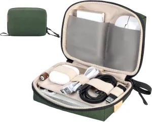 Cable Organizer Electronics Organizer for Travel Essentials Electronics Accessories Case Cords Chargers Power Bank USB Earbuds Portable Travel Bag for Business Office Commute Scratch Water-Resistant