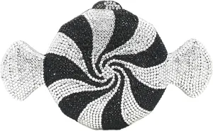 Candy Shape Clutch Purse Shining Crystal Evening Bags Luxury Rhinestone Handbags for Prom Cocktail Party