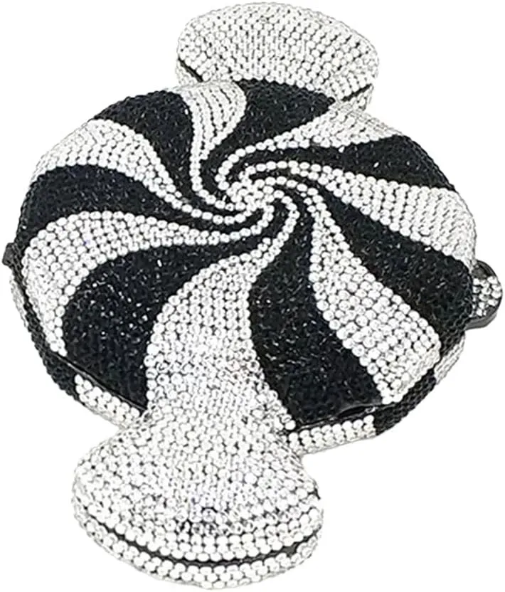 Candy Shape Clutch Purse Shining Crystal Evening Bags Luxury Rhinestone Handbags for Prom Cocktail Party