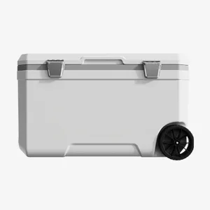 Car Camping Coolers for Equinox LT/RS/Activ 2025, Waterproof Portable Cooler, Leak Proof Picnic Insulated Bag, Ultra-Light Premium Ice Chest Box,B-White-70L