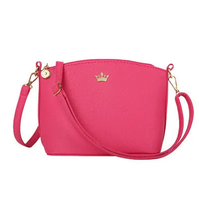 casual small imperial crown candy color handbags fashion clutches ladies party purse women crossbody shoulder messenger bags