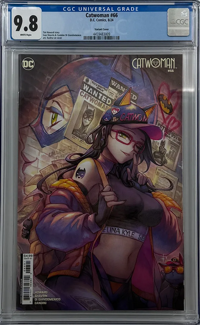 CATWOMAN #66 | CVR B RACHTA LIN CARD STOCK VARIANT | CGC 9.8