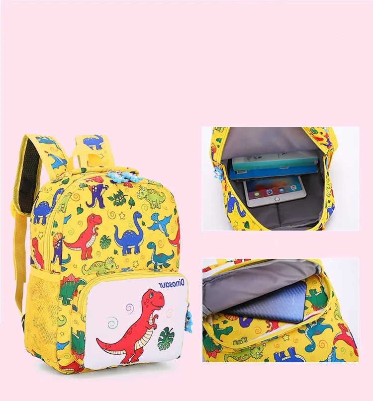 Children Cartoon Dinosaur Print Backpack School Satchel Travel Bag