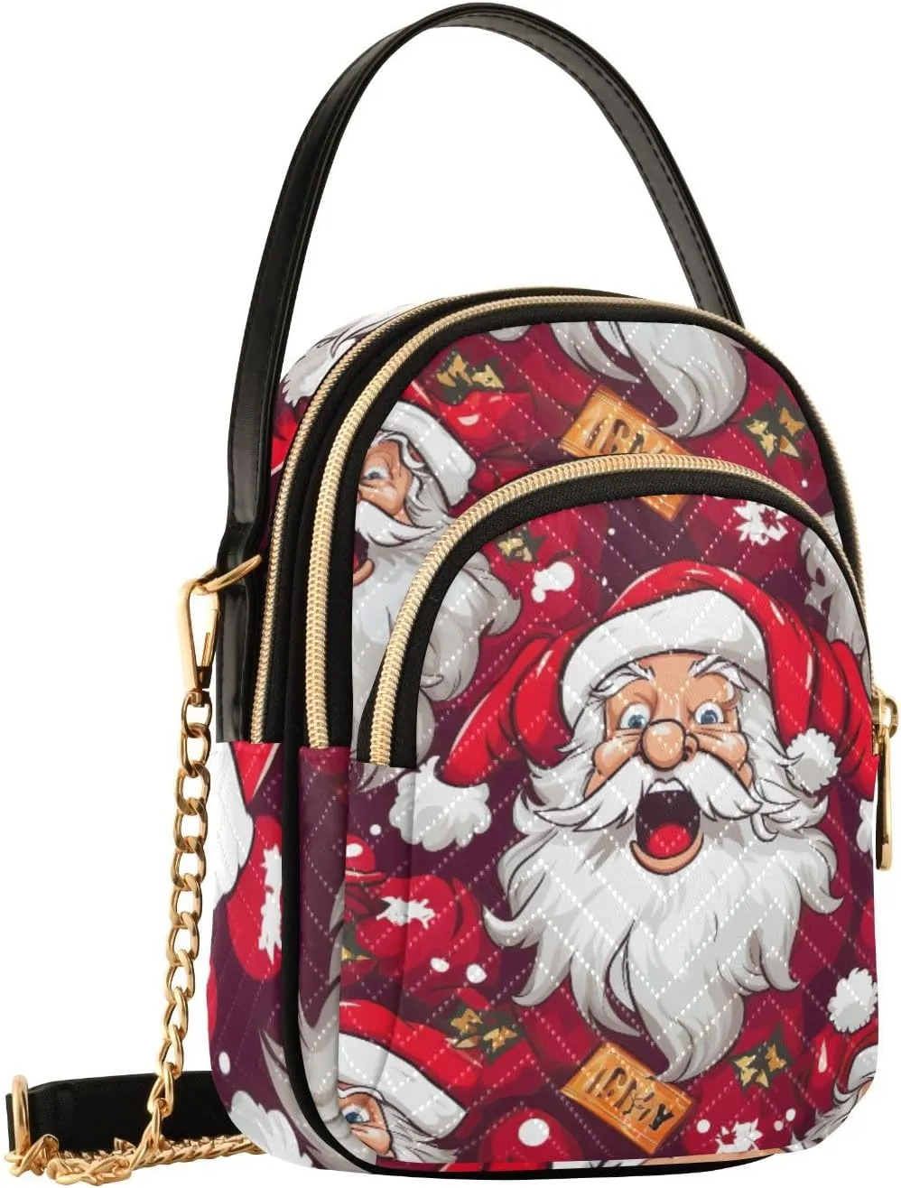 Christmas Ornaments Soldiers Set Women Crossbody Bags, Purse with Long Shoulder Strap, Stylish Crossbody Bags
