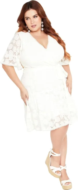 City Chic Women's Plus Size Garden Kisses Dress