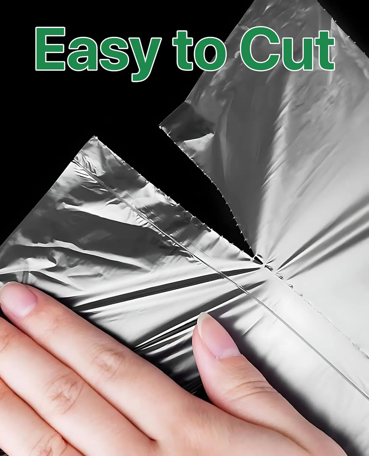 Clear Plastic 10" x 15" - 700 Produce Bags Reusable Washable Freshness Disposable Continuous Roll Easy Peel Off Kitchen Office Grocery Home Use Food Fruits Storage(2 Rolls, 10 x 15-700 Bags)