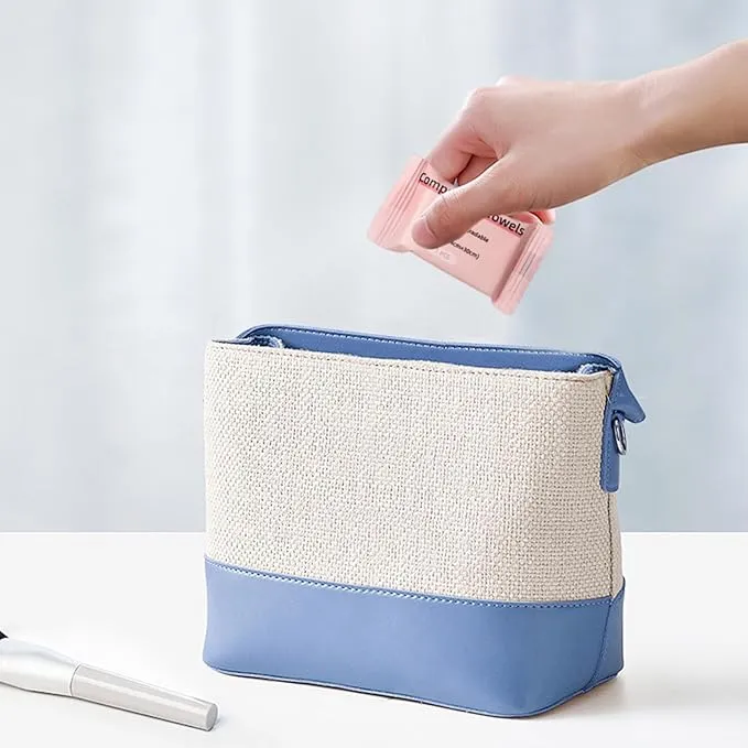 Compressed Towels Tablets,Disposable Face Towels for Travel Camping Hiking,Portable Coin Tissues for Home Beauty and Outdoors