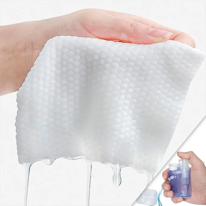 Compressed Towels,110PCS Compressed Face Towel with Carrying Case and Towel Dispenser,Disposable Magic Compressed Tissue Paper Towel Tablets Portable Mini Tissue for Travel,Sport,Camping