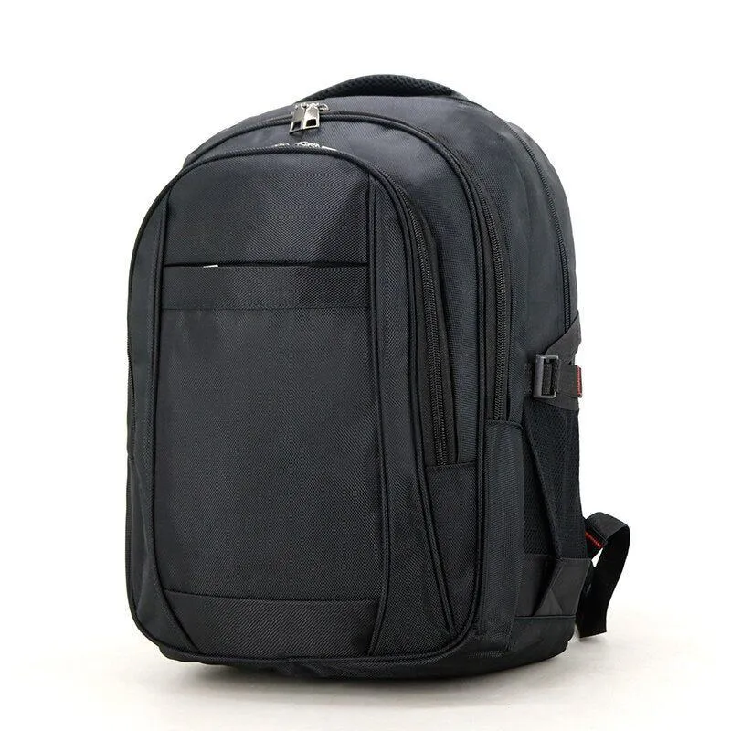 Computer School Travel Backpack Rucksack Polyester Black Gray Nylon Business Travel Commute Men School Laptop Backpack