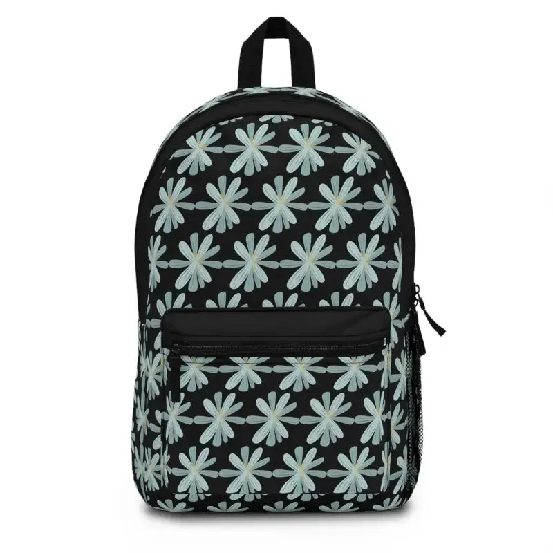 Cozy Blue Flowers Backpack Trendy Fashion