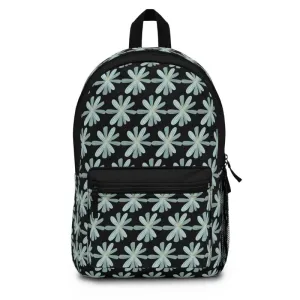 Cozy Blue Flowers Backpack Trendy Fashion