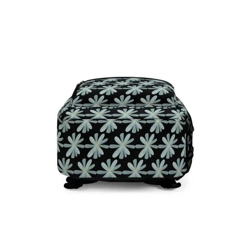 Cozy Blue Flowers Backpack Trendy Fashion