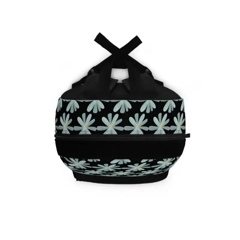Cozy Blue Flowers Backpack Trendy Fashion