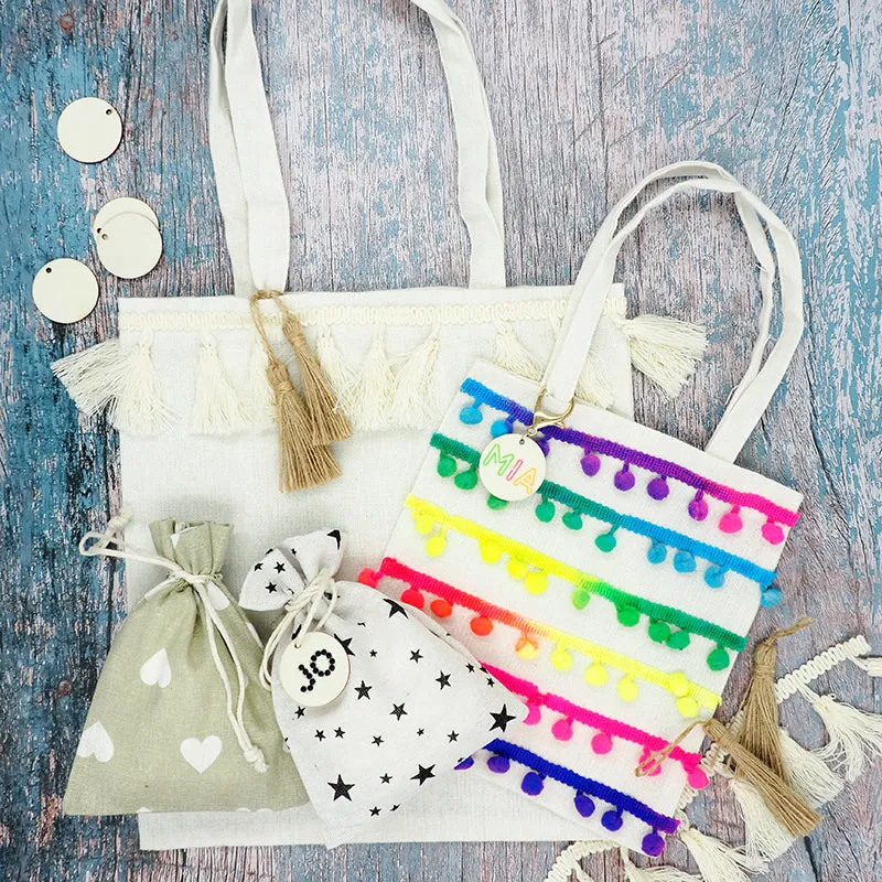 CRAFT TOTE BAG 32X29.5CM 2PC