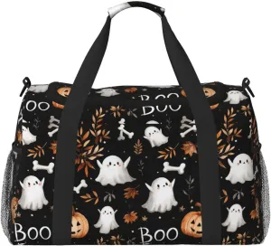Cute Fall Pumpkin Travel Weekender Overnight Bags Foldable Hand Travel Bag Sport Gym Duffel Bag For Men Women