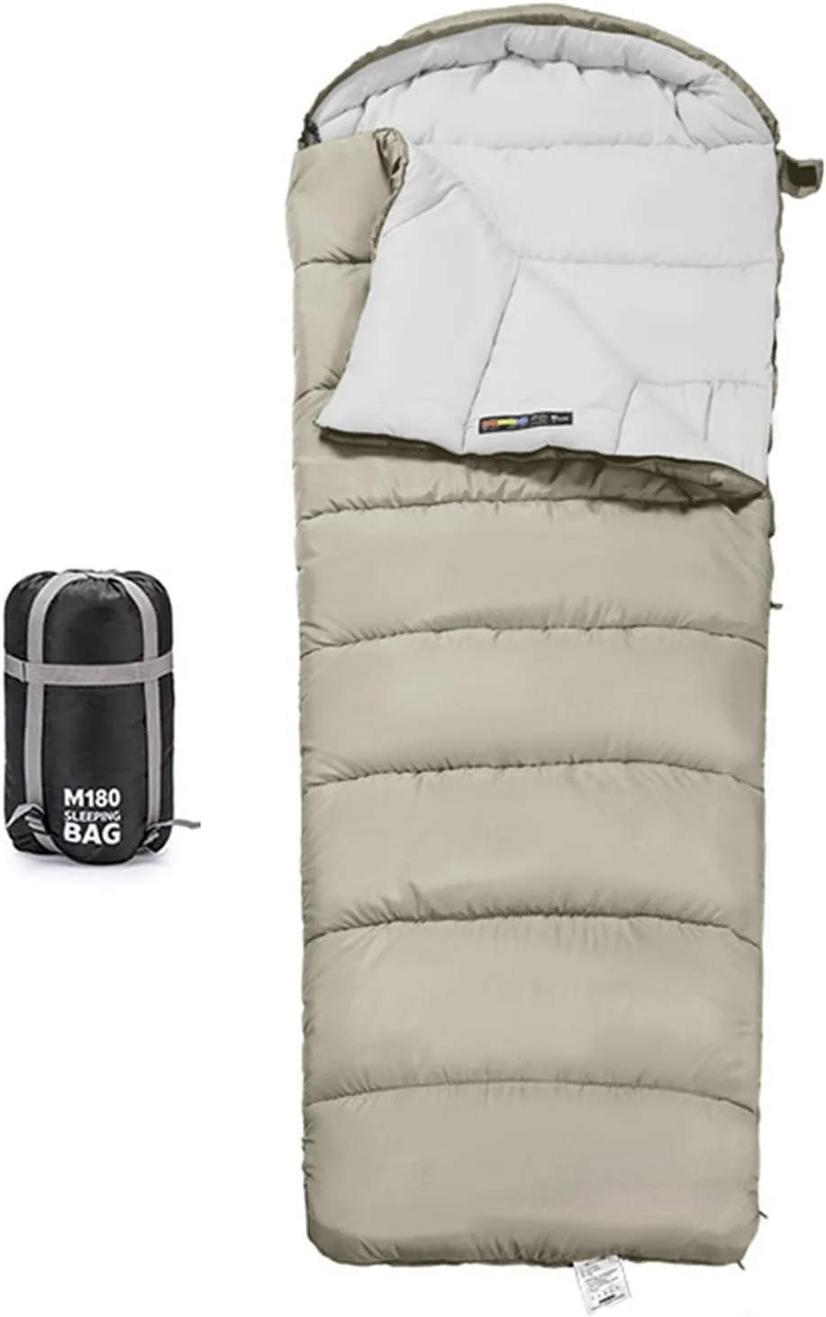 Double Sleeping Bag, Cold Weather 12°C to -18°C Cold Resistant Sleeping Bags for Adults Double Sleeping Bags for Adults with Hooded Anti Splashing for Camping Split Into Single Use