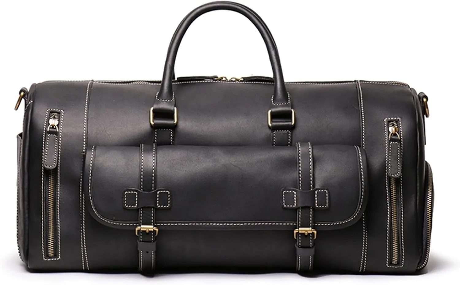 Duffle Bag Men's Portable Travel Bag Large Capacity Luggage Bag for Travel, Workout(Black)