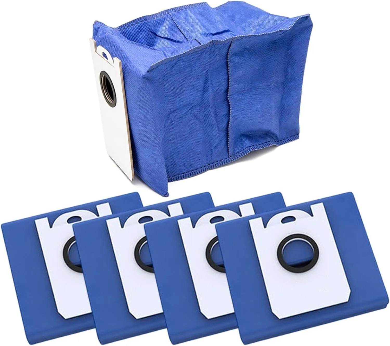Dust Bags For BObsweep For Ultra-Vision Robot Vacuum Cleaner, 4.6L Large Capacity Vacuum Cleaner Dust Bags, Disposable Dust Bag Replacement(5 Pack)