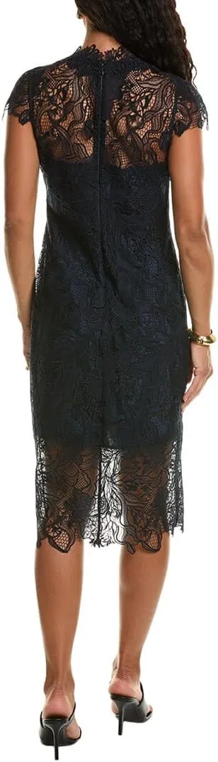 Elie Tahari Women's Stargazer Floral Lace Midi Dress, Size 8