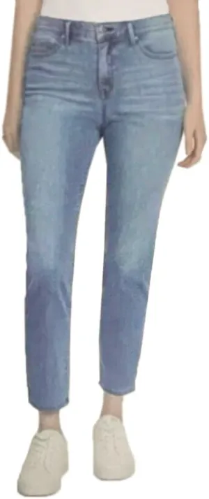 Ella Moss Women's Mid Rise Slim Straight Ankle Jeans