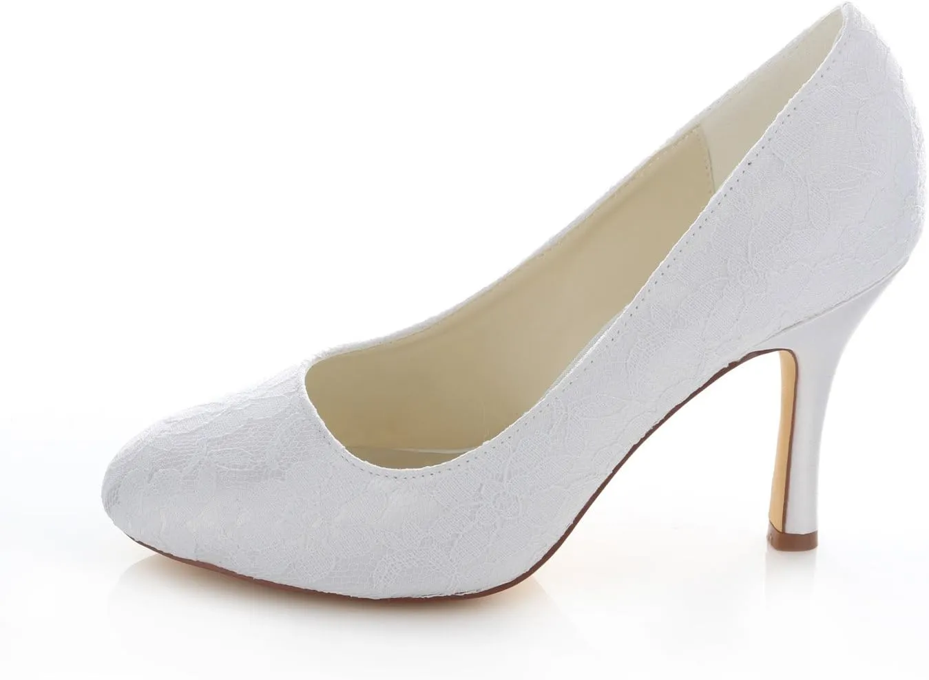 Emily Bridal Red Bridal Pumps Chic Satin Wedding Heels for Women