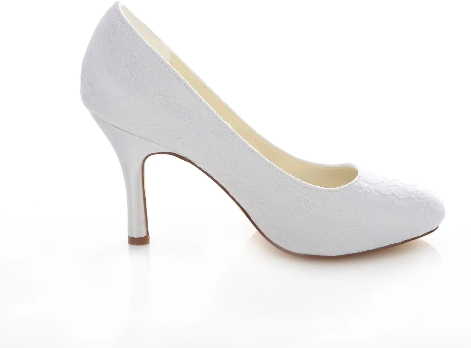 Emily Bridal Red Bridal Pumps Chic Satin Wedding Heels for Women