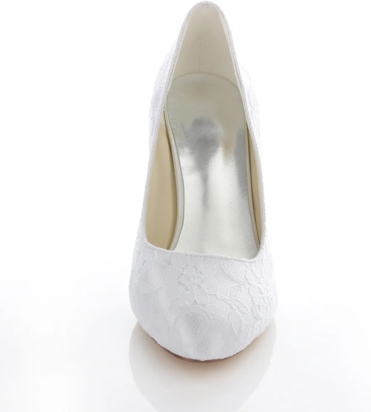 Emily Bridal Red Bridal Pumps Chic Satin Wedding Heels for Women