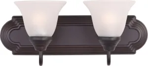 Essentials-2 Light Early American Bath Vanity in Early American style-18 Inches Wide by 7 inches high-Oil Rubbed Bronze