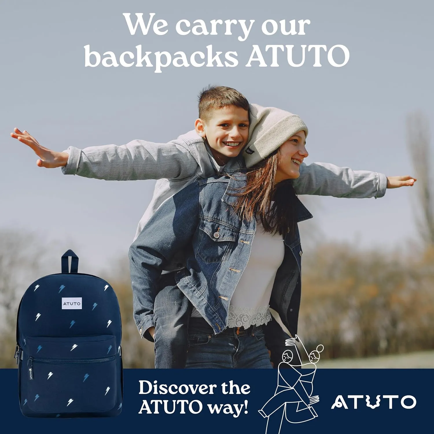 Everyday Backpack, Basic Backpack for Women and Men, Casual Backpack with 20L, Classic Backpack with Durable Fabric (Print Blue)