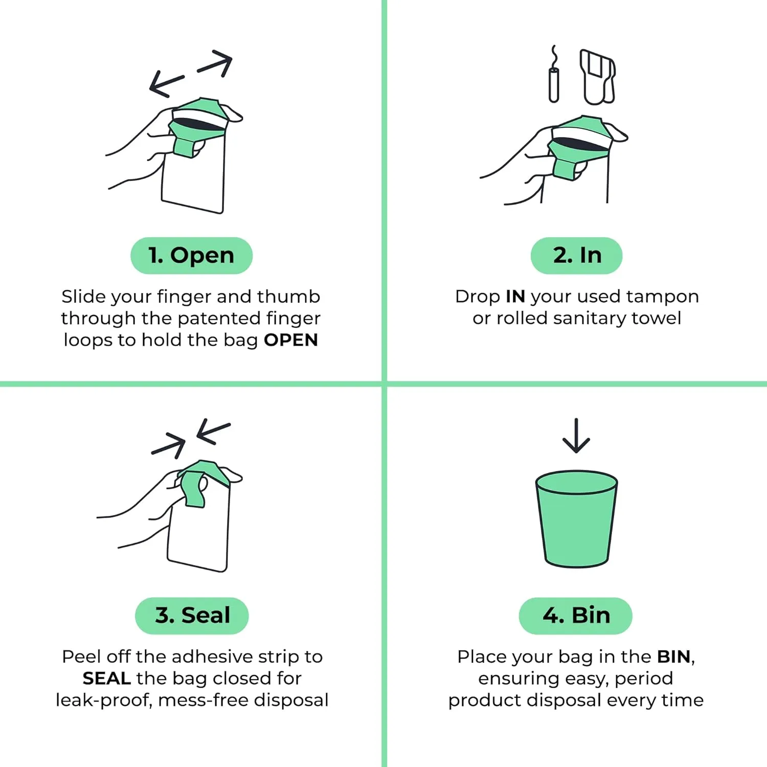 Fab Little Bag Starter Plus Pack - 45 Sanitary Disposal Bags Plus Recyclable Refill Pack for Out and About (45 Pack)